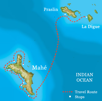 Map of Seychelles